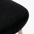 thumbnail image 3 of WestinTrends 25" Wide Upholstered Boucle Accent Chairs Set of Two, Black, 3 of 15