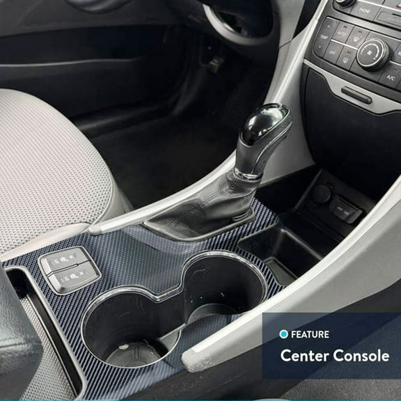 Carbon Fiber For Hyundai sonata 8 2011-2014 Car Film Interior Sticker Center Console Gear Dashboard Air Door Handle Lift Panel