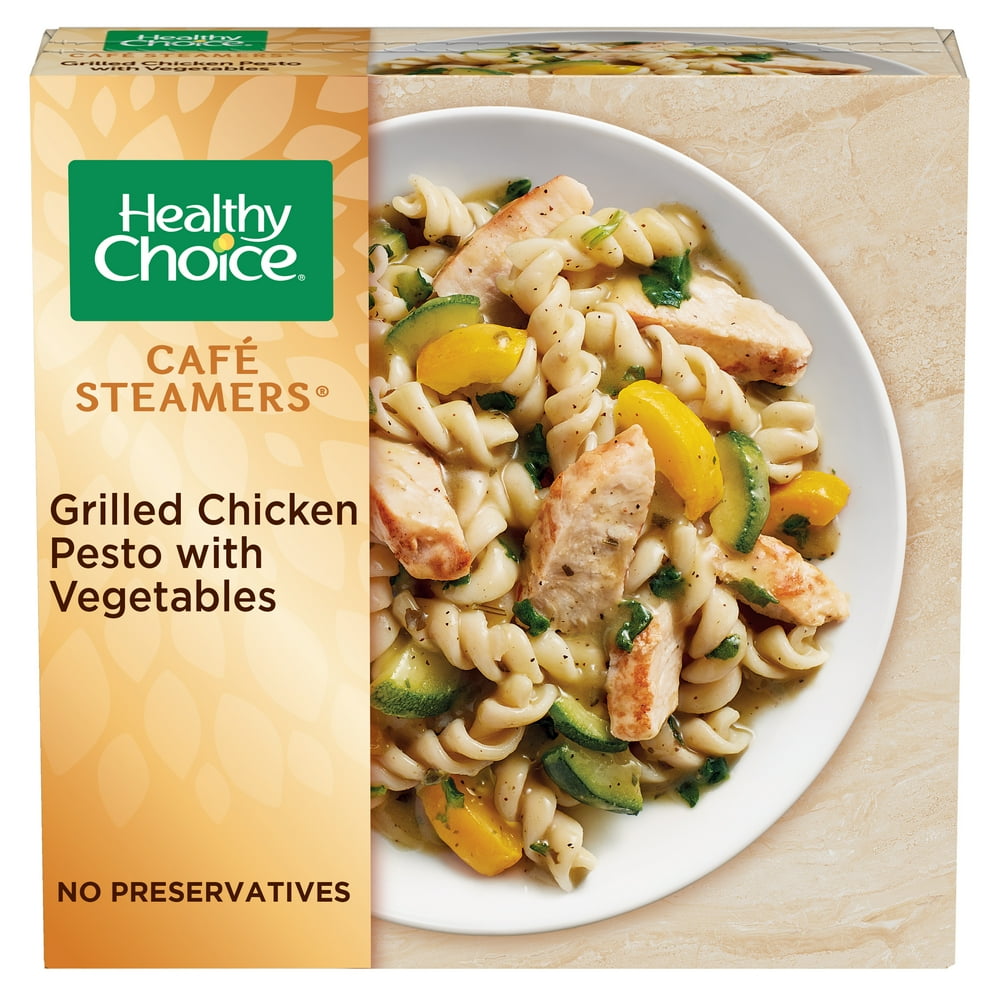 Healthy Choice Café Steamers Grilled Chicken Pesto With Vegetables