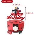 thumbnail image 4 of Globos Metálicos y Latex  en color rojo y negro  para cumpleaños alusivo a Lady Bug, 4 of 9