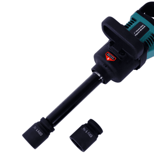Industrial 1" Air Impact Wrench Gun Long Shank Pneumatic Truck