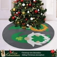 thumbnail image 6 of FMSHPON Clover Gnomes Xmas Christmas Tree Skirt Stand Mat for Holiday Party Decoration Indoor Outdoor 36 inches, 6 of 6