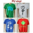 thumbnail image 3 of INTSUPERMAI 1yard 20inch Heat Transfer Vinyl T-shirt PU Vinyl Blue CDU-09, 3 of 4