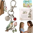 CaiYueKe A Little Hummingbird for You Keychain, Meaningful Mother's Day ...