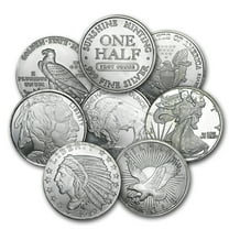 1/2 oz of .999 Fine Silver Round Precious Metal, Secondary Market