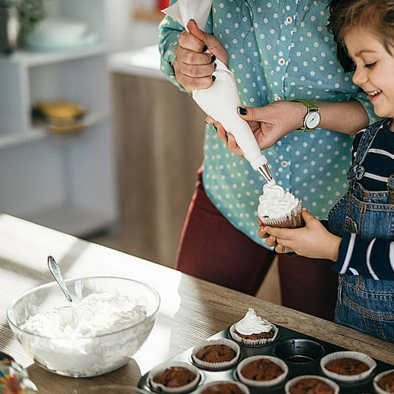 Piping Bags,100pcs 12 Inch Anti Burst Disposable Cake Decorating