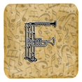 thumbnail image 1 of Carolines Treasures CJ2004-FFC Letter F Musical Instrument Alphabet Foam Coasters- Set Of 4, 1 of 1