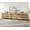 Oak, variant on WAMPAT Modern 6-Drawer Dresser, Wooden Chest of Drawers with Concealed Handles and Sturdy Metal Base, Multifunctional Closet Storage Organizer for Bedroom Living Room, Brown