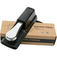 thumbnail image 7 of Piano-Style Sustain Foot Pedal For Yamaha Dgx-200 Dgx-202 Dgx-205 Dgx-300 Dgx-305 Dgx-500 Dgx-505 Dgx-520 Dgx-530 Dgx-620 Dgx-630, Silver, 7 of 7