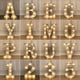 thumbnail image 2 of Luces luminosas LED para manualidades, luz nocturna con letras creativas, número del alfabeto, lámpara de batería, decoración romántica para fiestas, 16/21CM, 2 of 4
