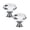 Clear*2, variant on 1 Pcs Clear Crystal Drawer Knob, Diamond Shape Crystal Glass, Clear Crystal Drawer Knobs Diameter Cabinet Knobs for Dresser Drawers-Glass Dresser Handles 1.18"