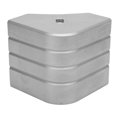 thumbnail image 2 of Boat Corner Caps, 3-1/8in To 3-3/16in Top Enduring Anti Impact Pontoon Corner Casting  for 90 Rounded Corner, 2 of 7
