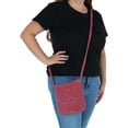 thumbnail image 3 of CTM®  Crochet Crossbody Handbag (Women's), 3 of 4
