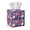 American Flag Star 1, variant on TSOVTHRID Black Leopard Print Tissue Box Cover Holder, Easy to Clean Facial Paper Organizer PU Leather Tissue Case Holder Fit for Tabletop, Bathroom, Car, Office Use