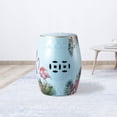 thumbnail image 5 of Sigtua 17 in. Garden Stools, Side Table Outdoor, Patio Decor, Waterproof Stool，Blue, Flamingo, 5 of 5