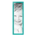thumbnail image 2 of ArtToFrames 9" x 30" Aqua Picture Frame, 9x30 inch Green Wood Poster Frame (WOM-5186),  Pack, 2 of 7