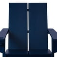 thumbnail image 5 of WestinTrends Riviera Outdoor HDPE Modern Adirondack Chair with Cup Holder (Set of 4), Navy Blue, 5 of 14