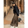 thumbnail image 2 of 2024 Women Fashion Leopard Print Skirt Vintage High Waist Midi Skirts Elegant Women Summer Casual Streetwear Skirt, 2 of 6