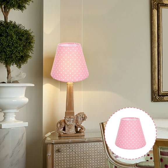 MIPCASE Modern Dot Pattern Cloth Lampshade 16cm - Simple Style Light Cover for Floor, Ceiling & Wall Decor