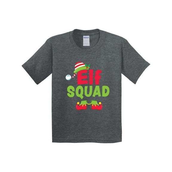 Inktastic Christmas Elf Squad Youth T-Shirt