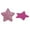 Hot Pink, variant on Glitter Fabric Star Padded Appliques For DIY Children Headwear Accessories & DIY Craft Decoration Patches