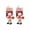 B, variant on Darzheoy Christmas Stockings, 2 Pcs Long-Leg Snowman Doll Embroidery, Indoor Outdoor Christmas Decorations, Holiday Family Decor, Mantel Decor for Fireplace Home