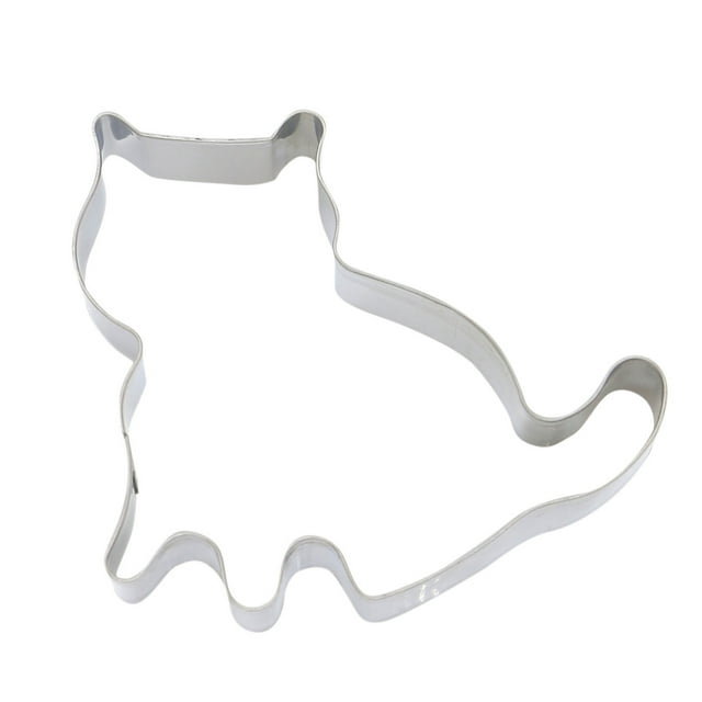TIELUTT Cat Shaped Stainless Steel Sugarcraft Cake Cookies Baking Cutter Silicone Baking Pan Wire Frying Baking Silicone Sheets for Oven Wire Oven Rack Replacement Baking Glass Pans for Oven Set