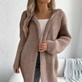 thumbnail image 6 of ZUKMRJPC Women's Cardigan Sweater Shawl Collar Long Sleeve Casual Lightweight Soft Knit Sweaters Loose Comfy Open Front Cardigan, 6 of 8