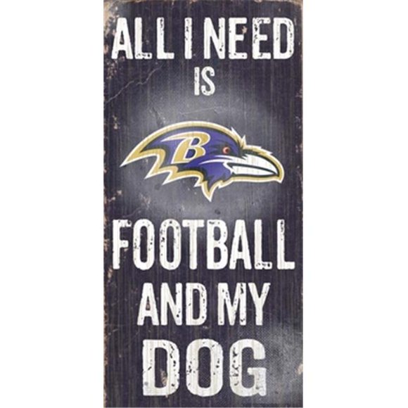 Fan Creations N0640 Baltimore Ravens Football And My Dog Sign