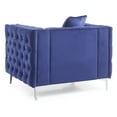 thumbnail image 4 of Paige Blue Accent Chair, 4 of 5