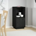 thumbnail image 1 of vidaXL Buffet Noir 38x35x80 cm Pin Massif, 1 of 5