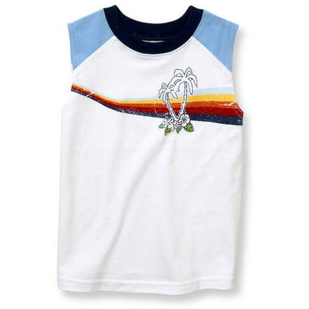 Muscle Raglan White Tee