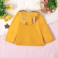thumbnail image 5 of Ketyyh-chn99 Jackets For Girls Toddler Cute Graphic Hooded Jackets Long Sleeve Zip Up Windproof Coats Baby Boys Girls Outdoor Hiking Coat Size for 6-12 Months,Yellow, 5 of 8