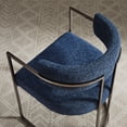 thumbnail image 5 of Modway Huron Dining Accent Chair in Silver Navy, 5 of 10