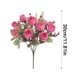 thumbnail image 3 of Ramo de seda artificial de rosas y peonías para decoración del hogar, bodas, fiestas, oficina, de larga duración sin mantenimiento, 3 of 8