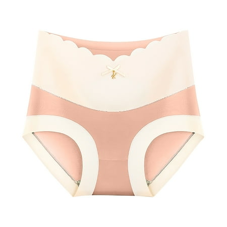 

Wiueurtly Womens High Waist The Abdomen And Raise The ButtocksPure Cotton Brief Panties Maternity Underwear plus Size over Bump Girl Boxers for Women Underwear
