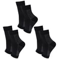 thumbnail image 1 of 3 pares de calcetines de compresión para aliviar el dolor, calcetines de compresión para fitness, calcetines elásticos para ciclismo, tobillera para fascitis plantar, manga para aliviar el, 1 of 6