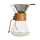 thumbnail image 5 of Cafetera de vidrio para café con vertidor, jarra de café con gotero para cafetería 400ml, 5 of 9