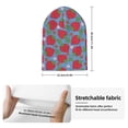 thumbnail image 2 of Lsque Hand Drawn Strawberry Pattern Knitted Beanie, Unisex Winter Hat, Knit Hat Winter Beanies Thick Fisherman Beanies Cuffed Plain Skull Caps, 2 of 6