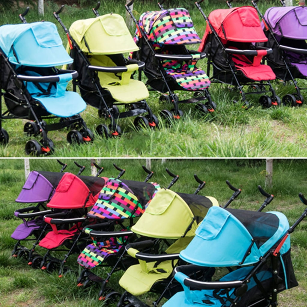 SIEYIO Baby Stroller Sun Shade Cover Sun Protective Canopys Toddler Pushchair Pram Windproof Sunshade Cover Waterproof Awning