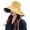 Yellow, variant on Audhol Trendy Cotton Sun Hat for Beach Women's Empty Top Sun Hat Summer Leisure Travel Anti Large Eaves Sunscreen Black Rubber Fisherman Hat Ultra Wide Brim Sun Hat Black One Size