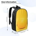 thumbnail image 2 of Xecao Yellow Lemon print Travel Backpack, Large Computer Backpack for Men Women, College School Rucksack Book Bag, 2 of 5
