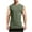 Army Green, variant on Mens V Neck T-Shirts Elastic Fitness Athletic Running Gym Workout Vest Muscle Fit Stretch Lightweight Top White