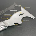 thumbnail image 4 of Multifunctional Stainless Steel Putty Knife – Scraper & Plastering Spatula for Drywall and Construction, 4 of 6