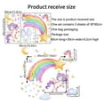 thumbnail image 6 of Rainbow Wall Stickers Unicorn wall decals Clouds Wall Art Decals DIY Transparent Peel and Stick Baby Nursery Girls Bedroom Daycare Wall Decor Girls Bedroom Kids Room Baby Nursery, 6 of 8