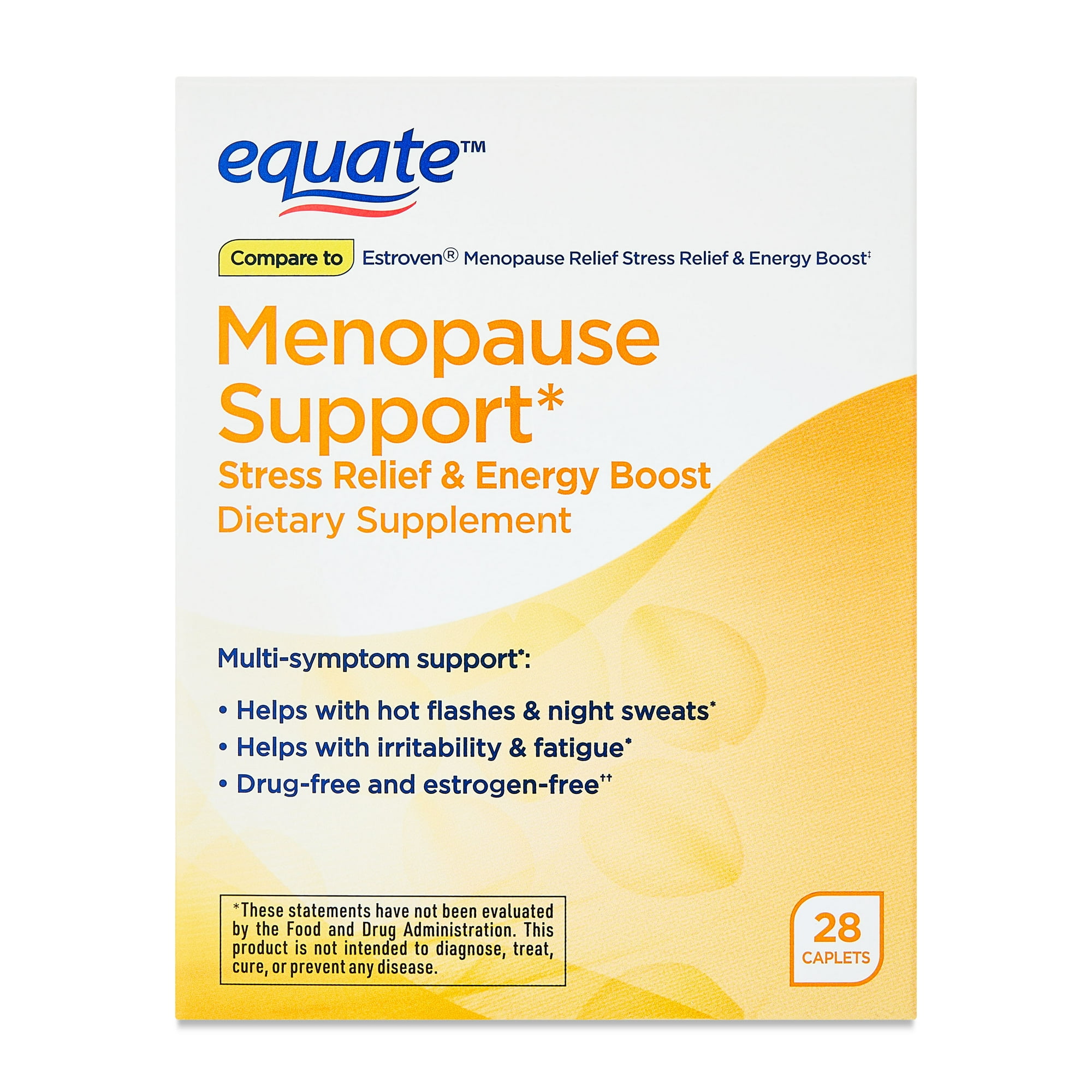 Equate Maximum Strength Menopause Support Black Cohosh Caplets, 28 Count