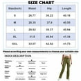 thumbnail image 3 of Women's Casual Fashion Elastic Waist Button Four Pockets Drawstring Yoga Wide Leg Pants, Athletic Lounge Pants for Women, Comfort Fit Trousers,Black,L, 3 of 6