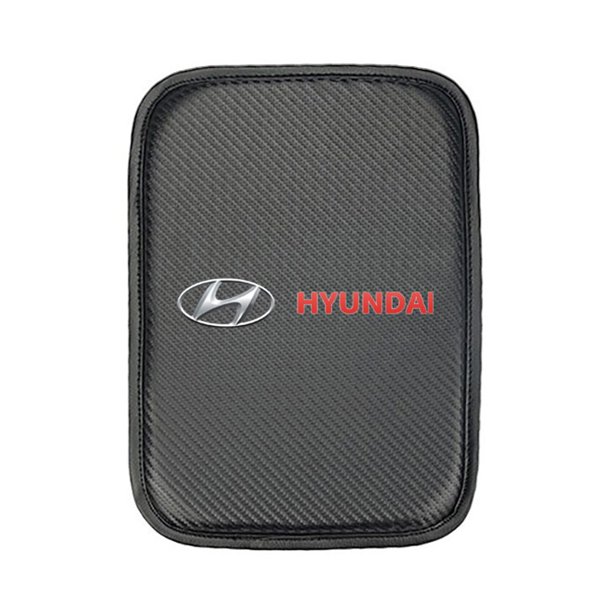 Almohadilla De Reposabrazos De Coche De Fibra De Carbono Auto Centro De La Consola De Almacenamiento Protector De Cojín Accesorios Para Toyota Honda Chevrolet