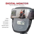 thumbnail image 4 of Sunny Health & Fitness Magnetic Recumbent Bike Exercise Bike, 300lb Capacity, Easy Adjustable Seat, Monitor, Pulse Rate Monitoring - SF-RB4616S, 4 of 10