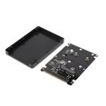 thumbnail image 3 of Hard Drive Box Msata Ssd To Ide 2.5 Inch Pata / Ide Parallel Port Hard Disk Box (Black), Hard Drive Box, 3 of 8